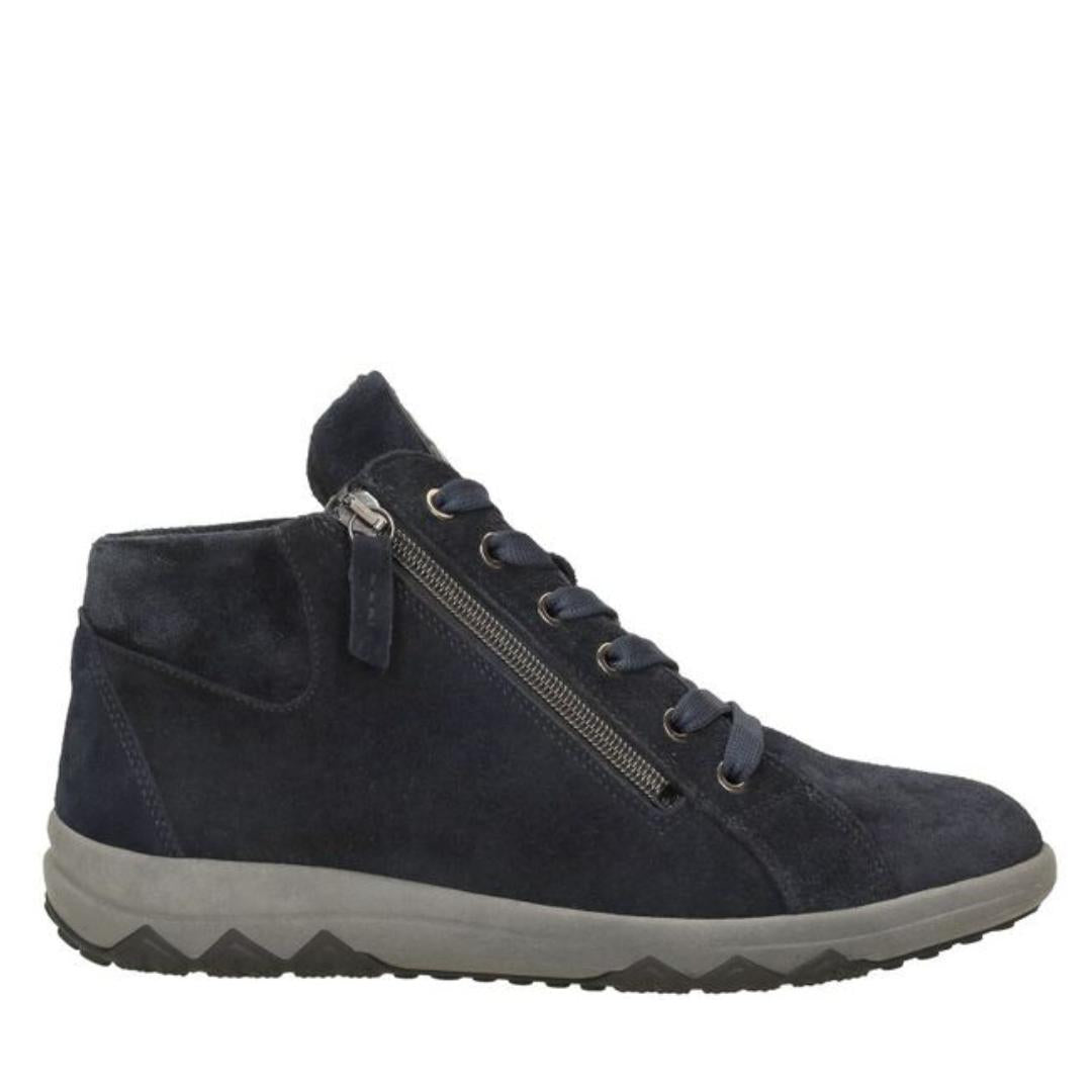 DAMES SPORTIEVE VETERSCHO-Blauw suède/nubuck