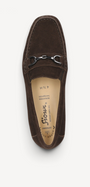 DAMES INSTAPSCHOENEN-Bruin suède