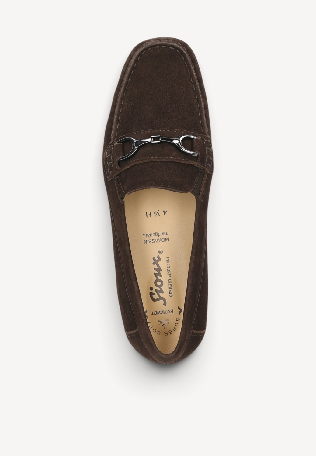 DAMES INSTAPSCHOENEN-Bruin suède