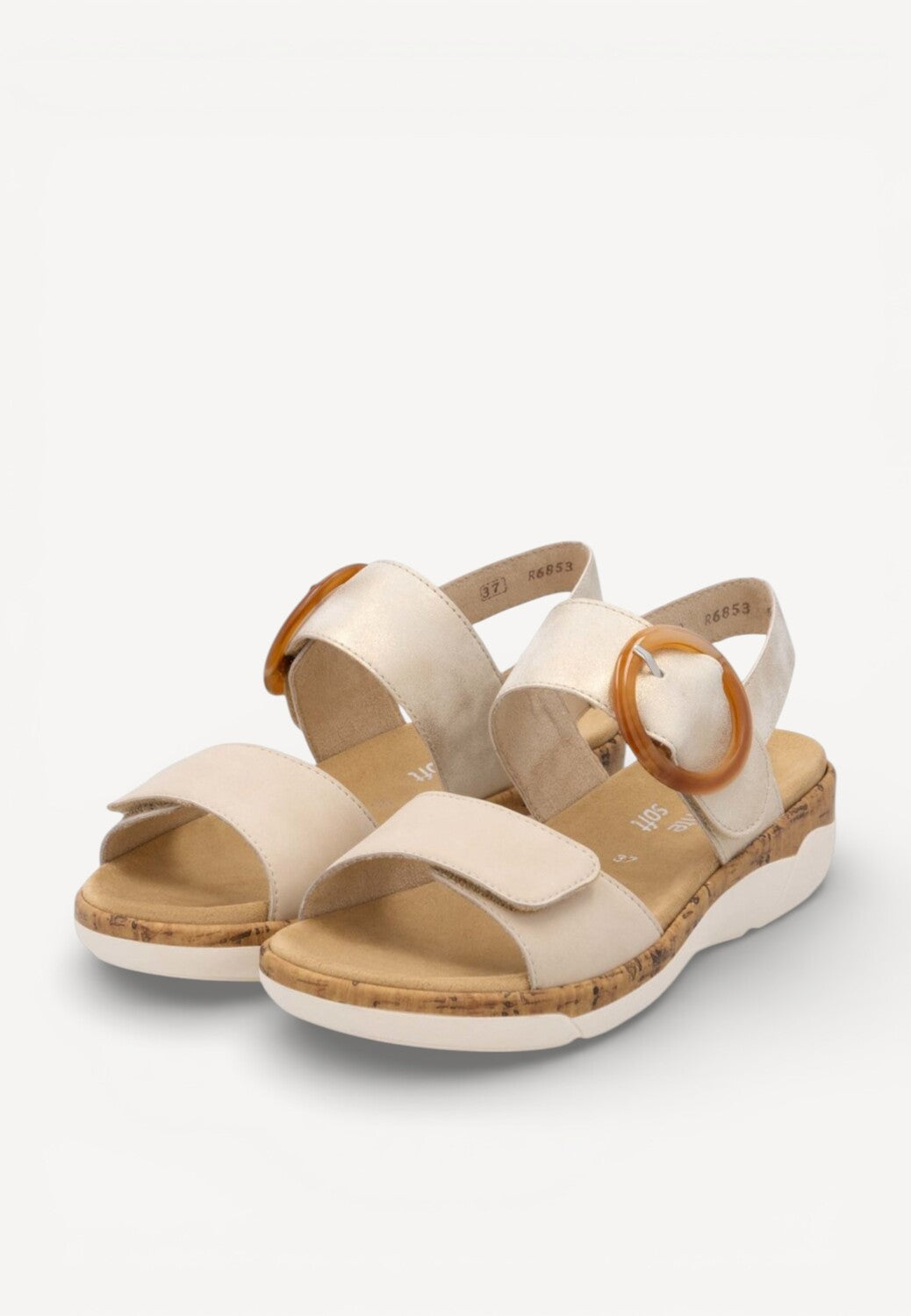 DAMES OPEN SCHOENEN-Beige suède/nubuck