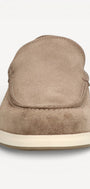 Heren instapper-Beige suède/nubuck