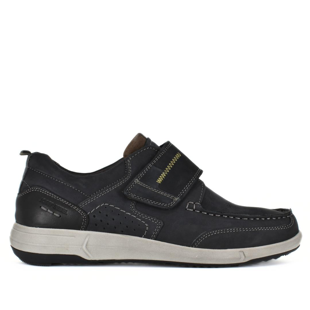 Heren veterschoenen-Blauw suède/nubuck