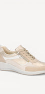 DAMES SPORTIEVE VETERSCHO-Beige suède/nubuck