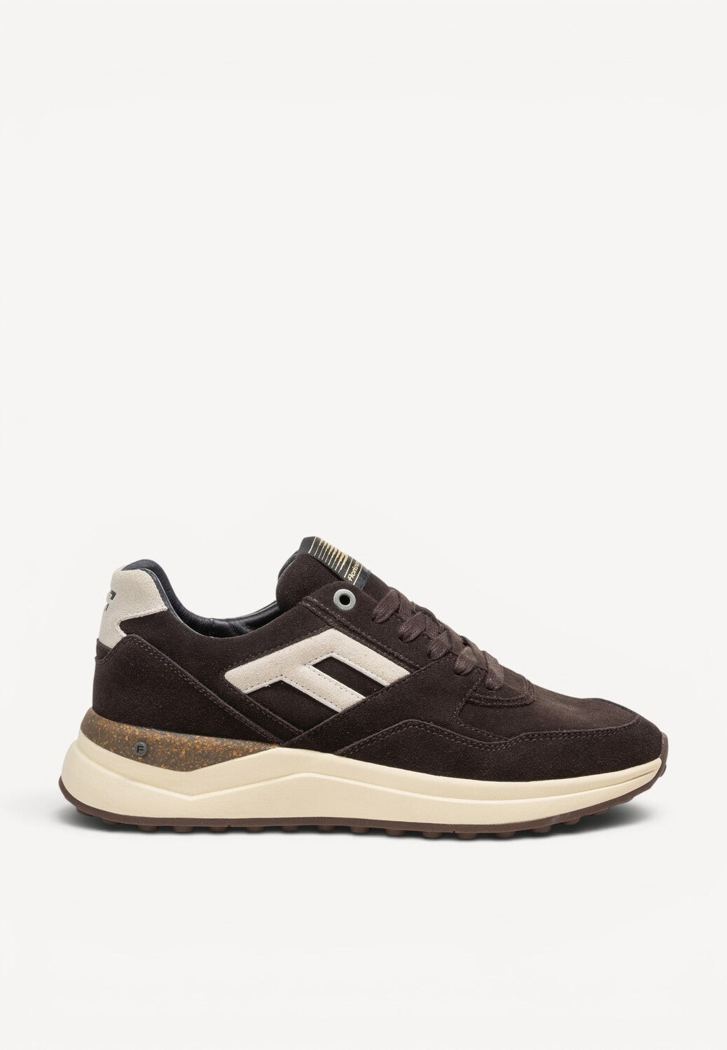 Heren veterschoenen-Bruin suède