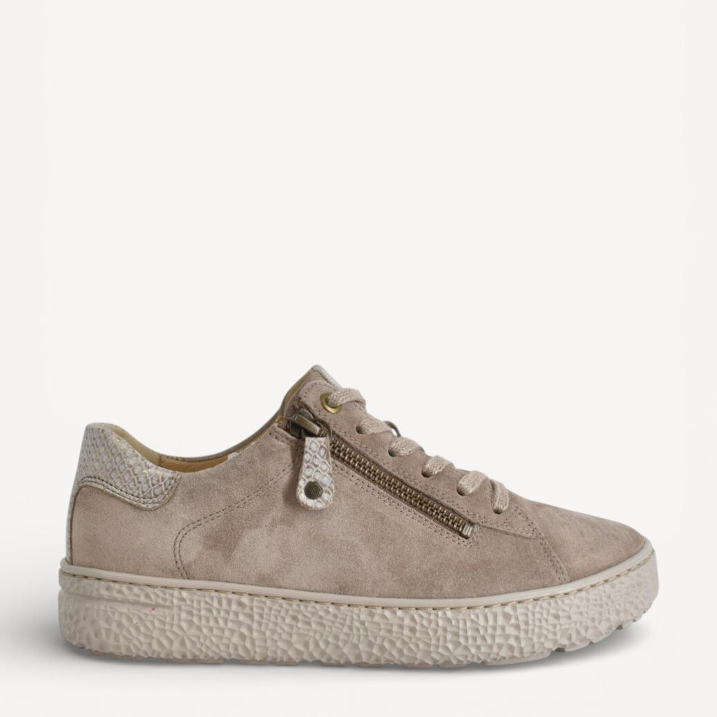 DAMES SPORTIEVE VETERSCHO-Beige suède/nubuck