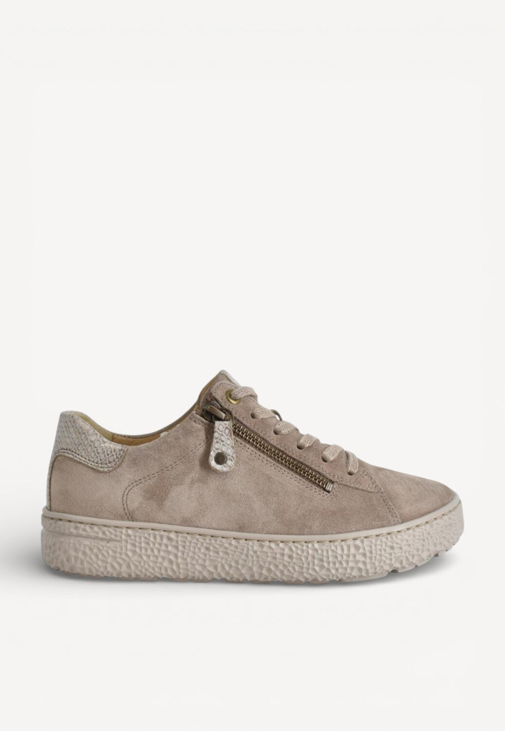 DAMES SPORTIEVE VETERSCHO-Beige suède/nubuck