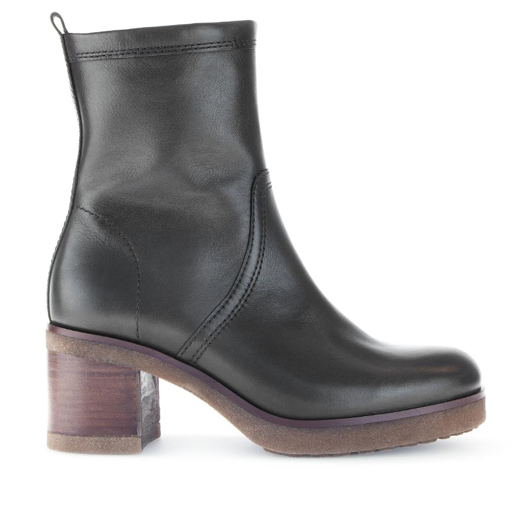 DAMES BOOTS+KORT LAARS-Groen leer