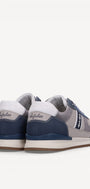 Heren veterschoenen-Blauw combi kleur