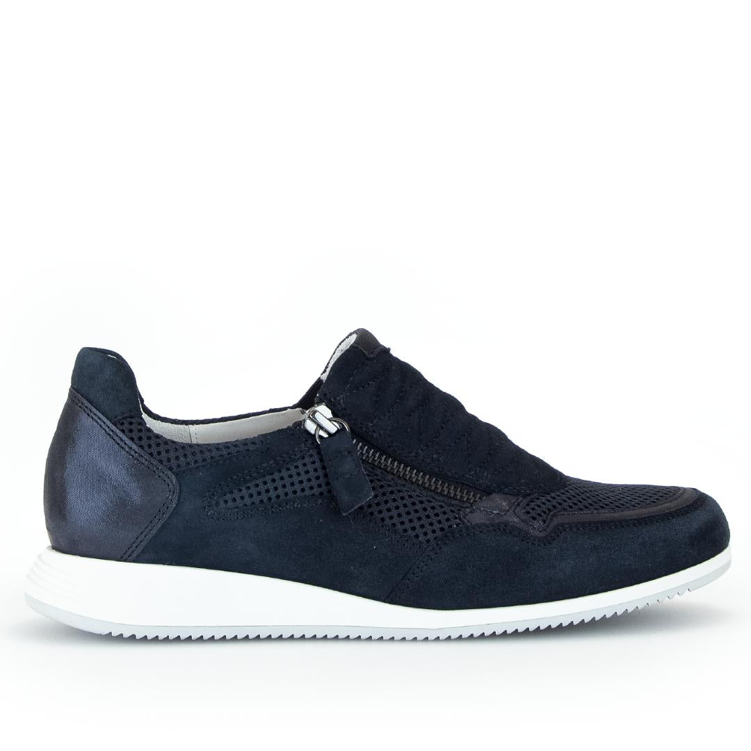 DAMES SPORTIEVE VETERSCHO-Blauw suède/nubuck