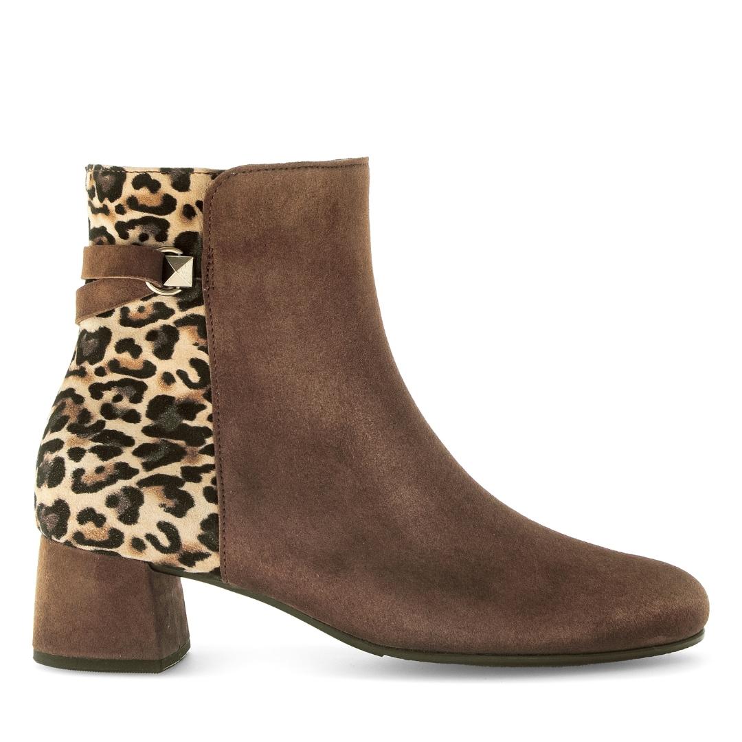 DAMES BOOTS+KORT LAARS-Bruin suède