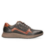 Heren veterschoenen-Zwart leer