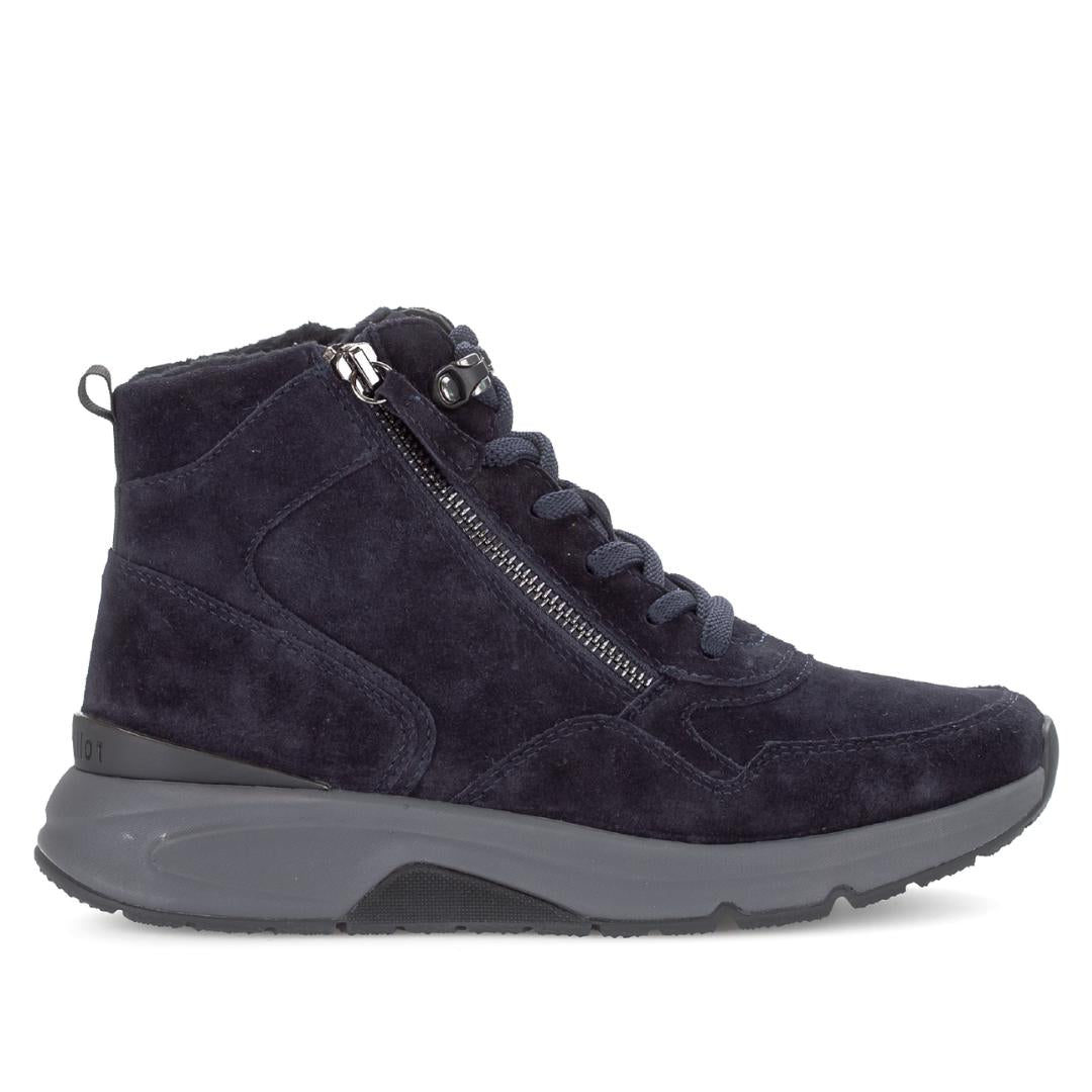 DAMES SPORTIEVE VETERSCHO-Blauw suède/nubuck