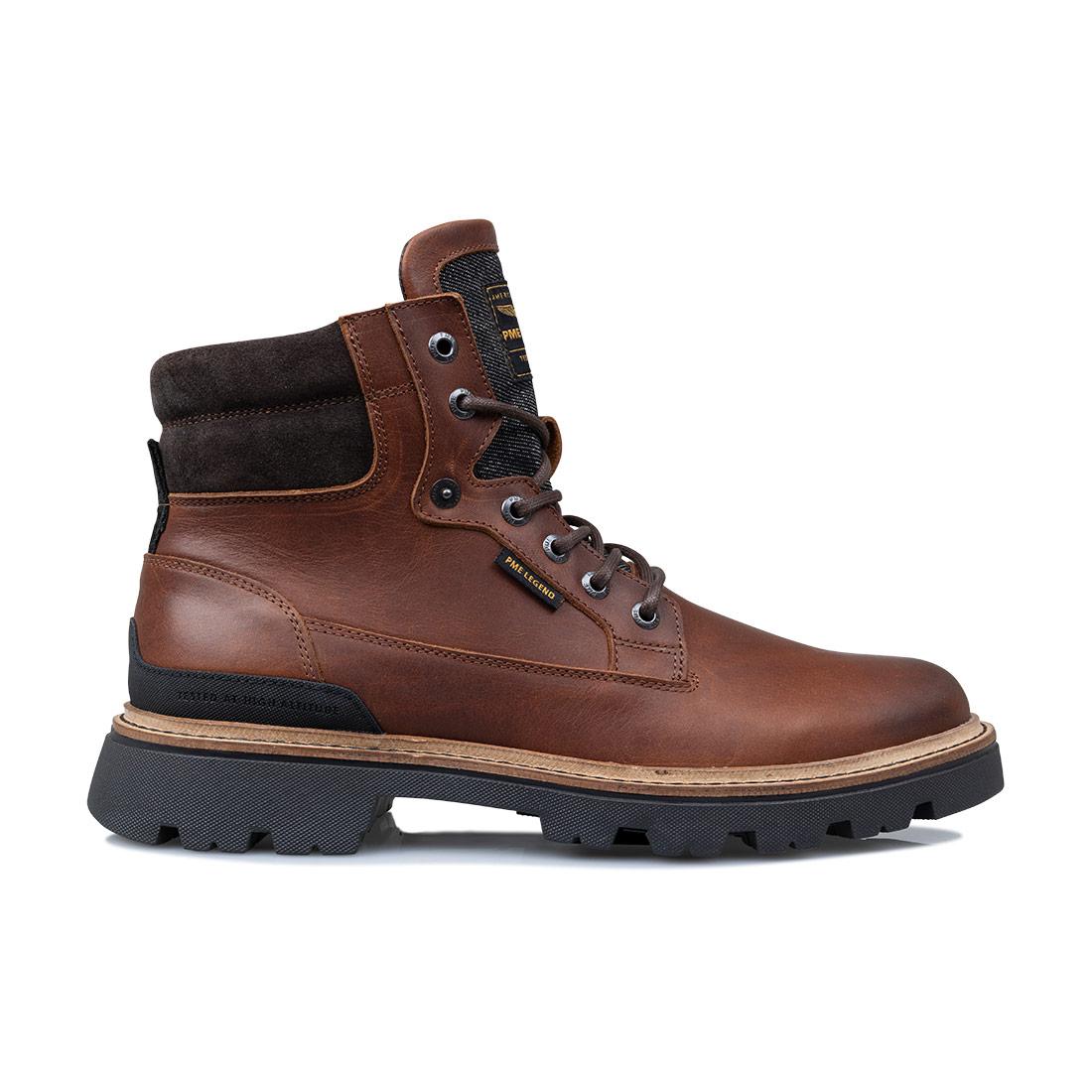 Heren boots-Bruin leer