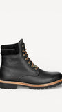Heren boots-Zwart leer