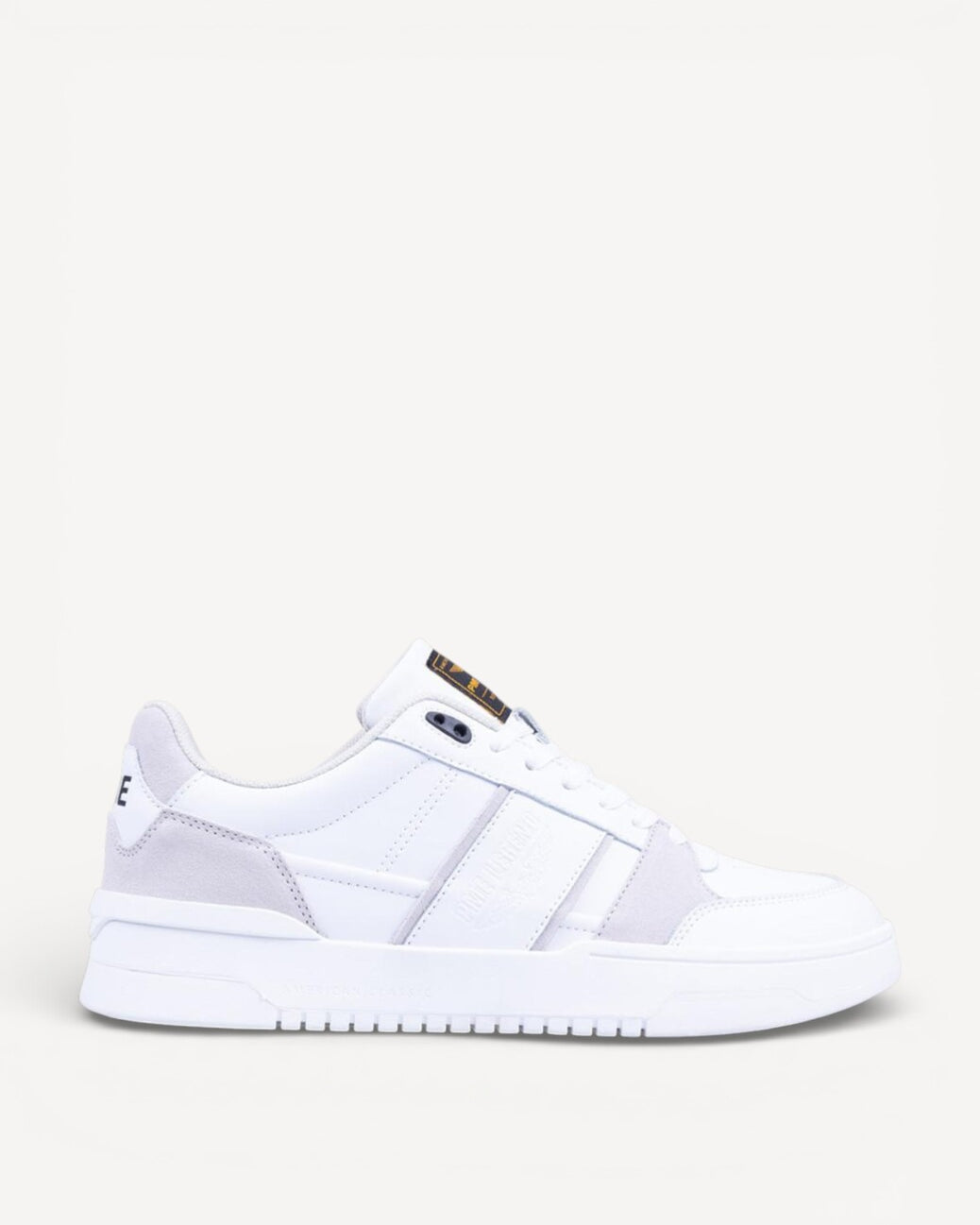 Heren veterschoenen-Wit leer