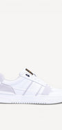 Heren veterschoenen-Wit leer