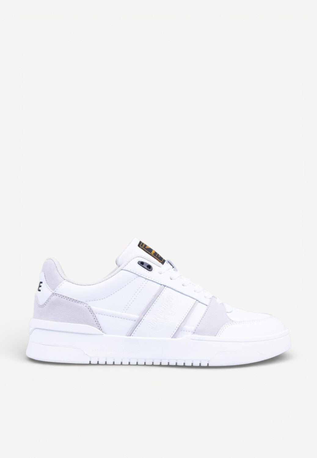 Heren veterschoenen-Wit leer