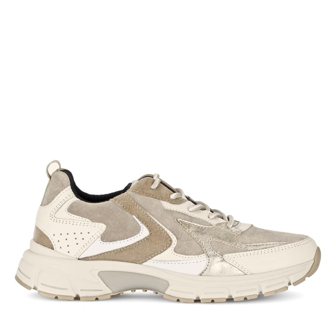 DAMES SPORTIEVE VETERSCHO-Beige leer