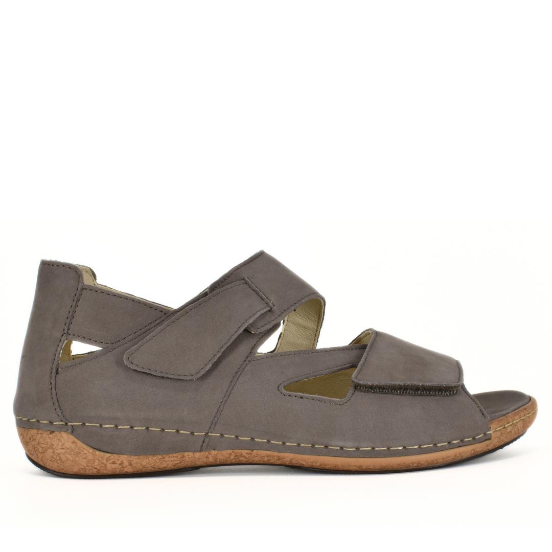 DAMES OPEN SCHOENEN-Grijs suède