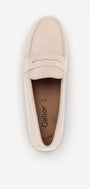 DAMES INSTAPSCHOENEN-Beige suède/nubuck