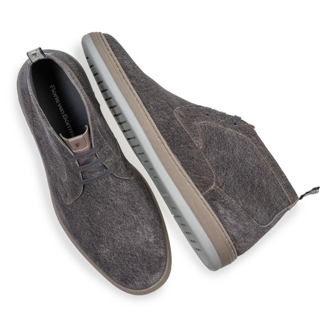 Heren boots-Grijs suède