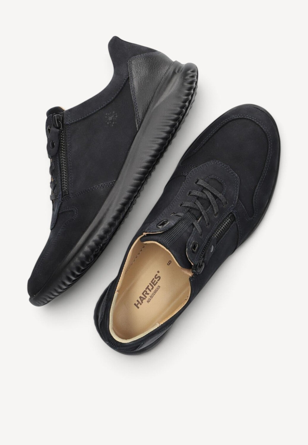 DAMES SPORTIEVE VETERSCHO-Blauw suède/nubuck