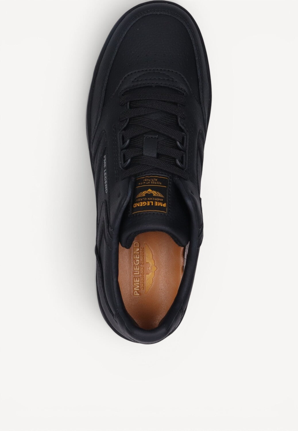 Heren veterschoenen-Zwart leer