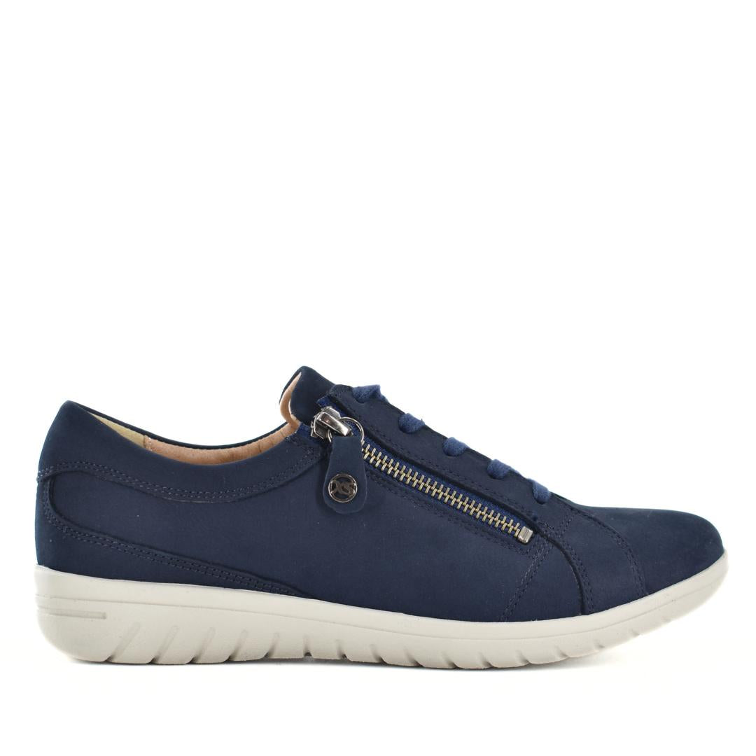 DAMES SPORTIEVE VETERSCHO-Blauw suède/nubuck