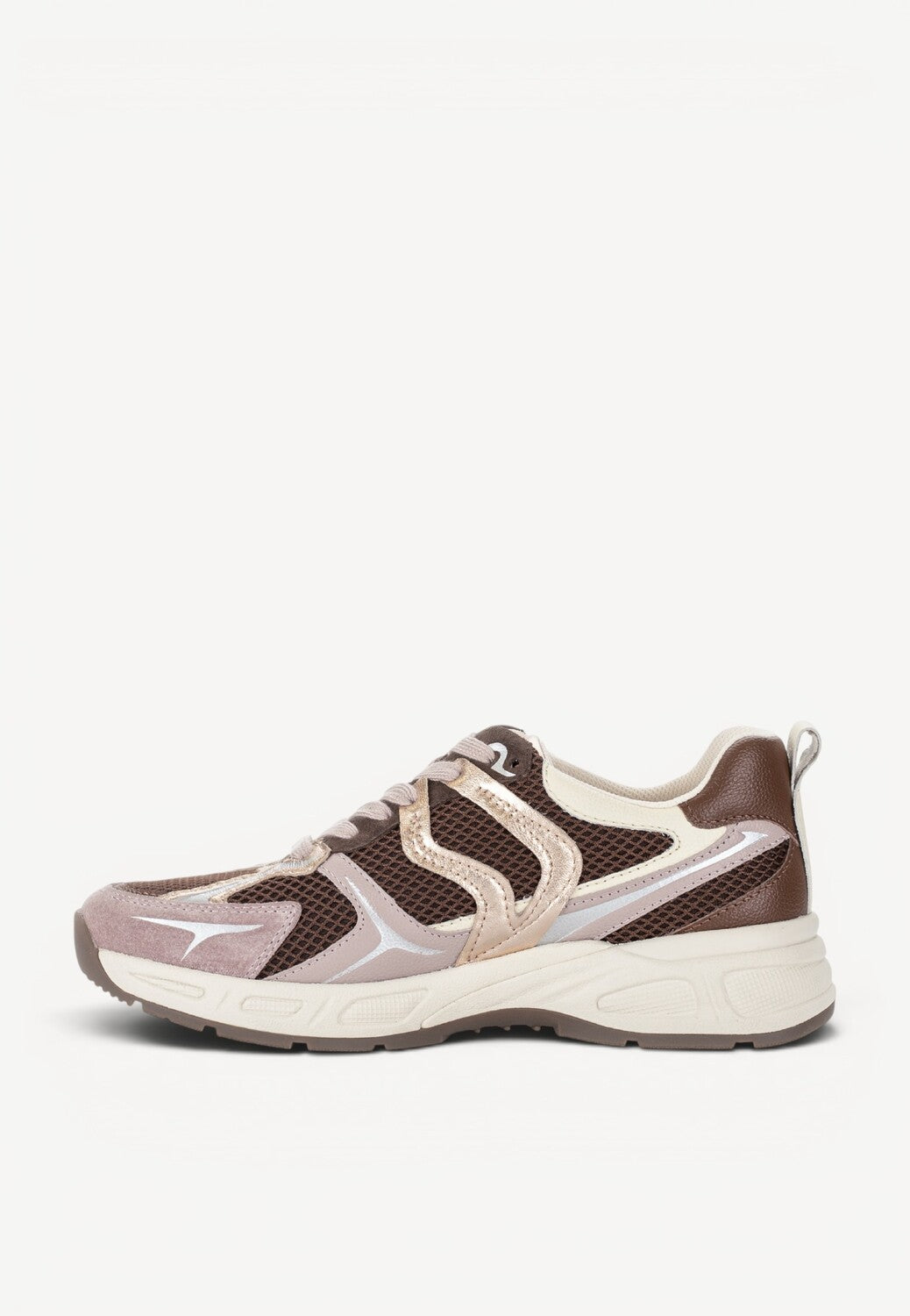 DAMES SPORTIEVE VETERSCHO-Beige combi kleur