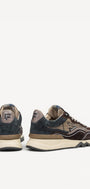 Heren veterschoenen-Bruin combi kleur