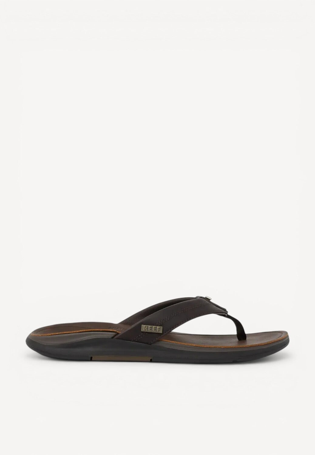 HE SLIPPER/SAND-Bruin leer