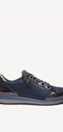 DAMES SPORTIEVE VETERSCHO-Blauw lak