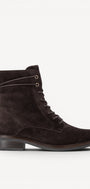 DAMES BOOTS+KORT LAARS-Bruin suède