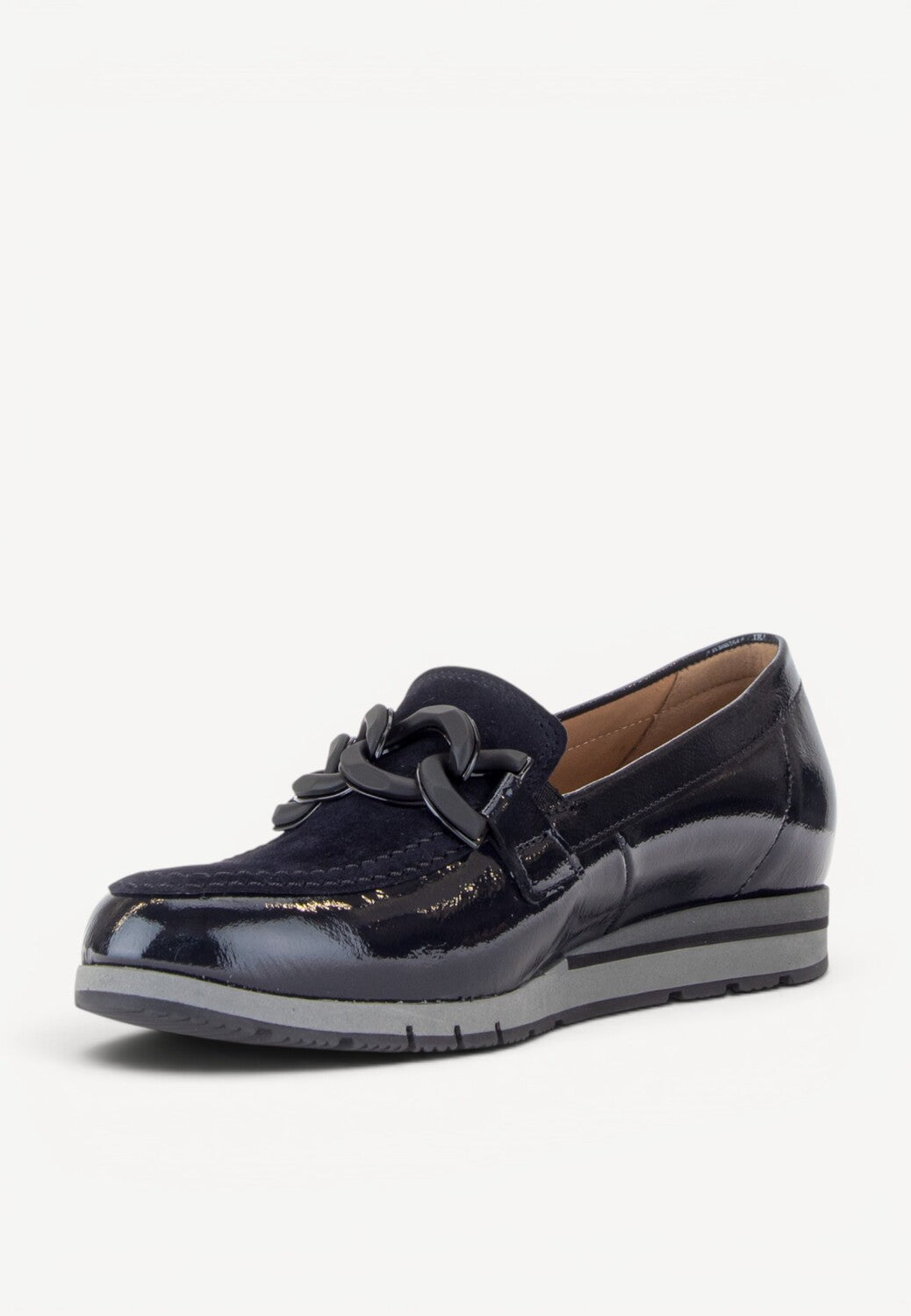 DAMES INSTAPSCHOENEN-Blauw lak