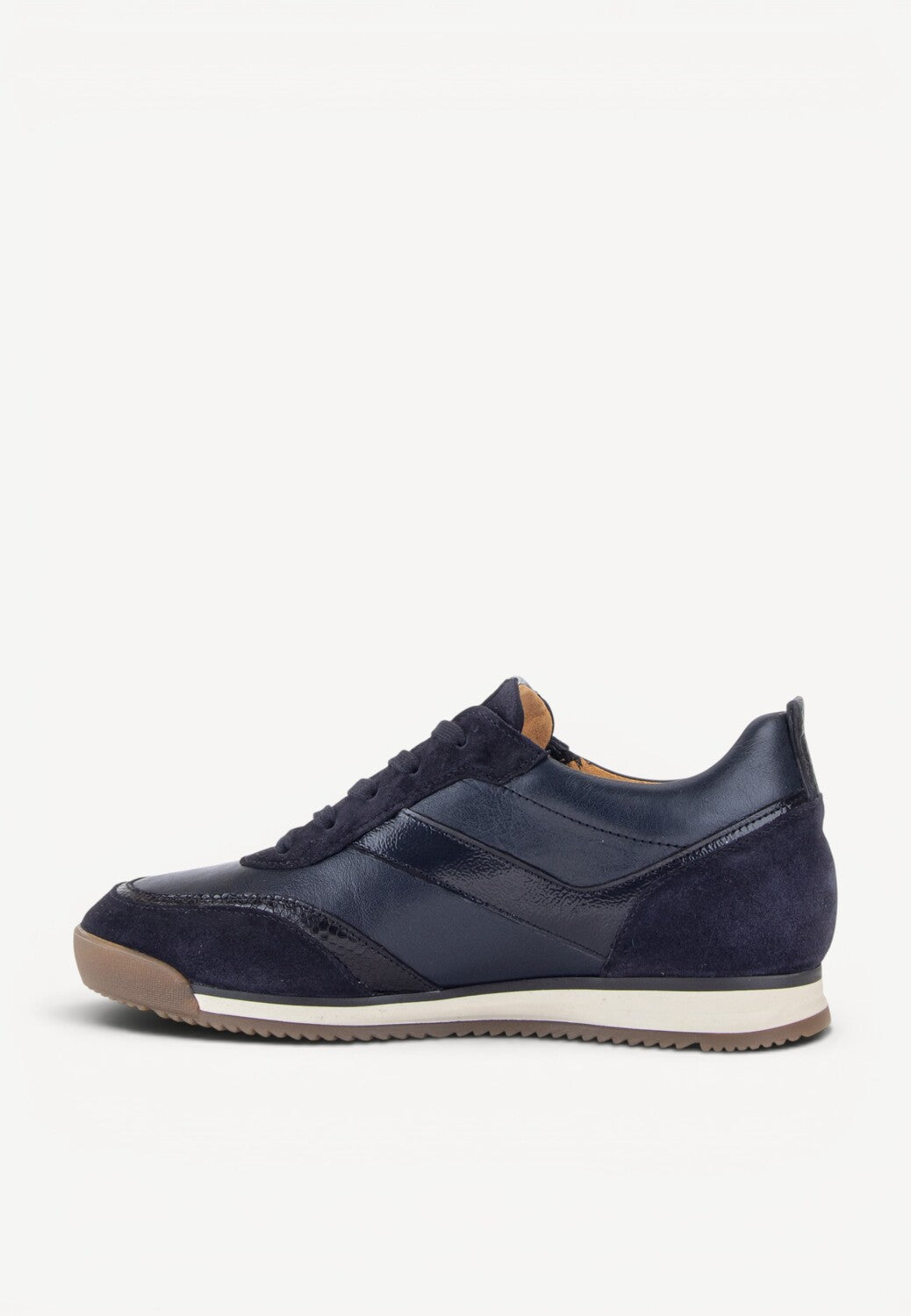 DAMES SPORTIEVE VETERSCHO-Blauw suède/nubuck