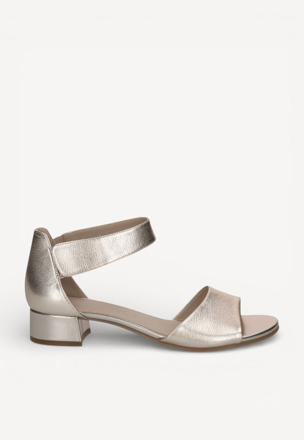 DAMES OPEN SCHOENEN-Goud leer