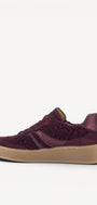 DAMES SPORTIEVE VETERSCHO-Rood suède/nubuck
