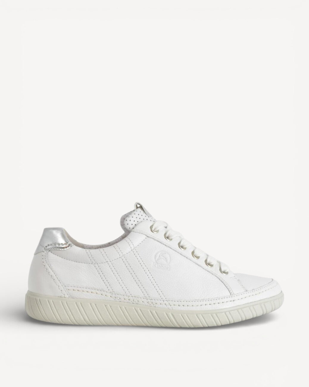 DAMES SPORTIEVE VETERSCHO-Wit leer