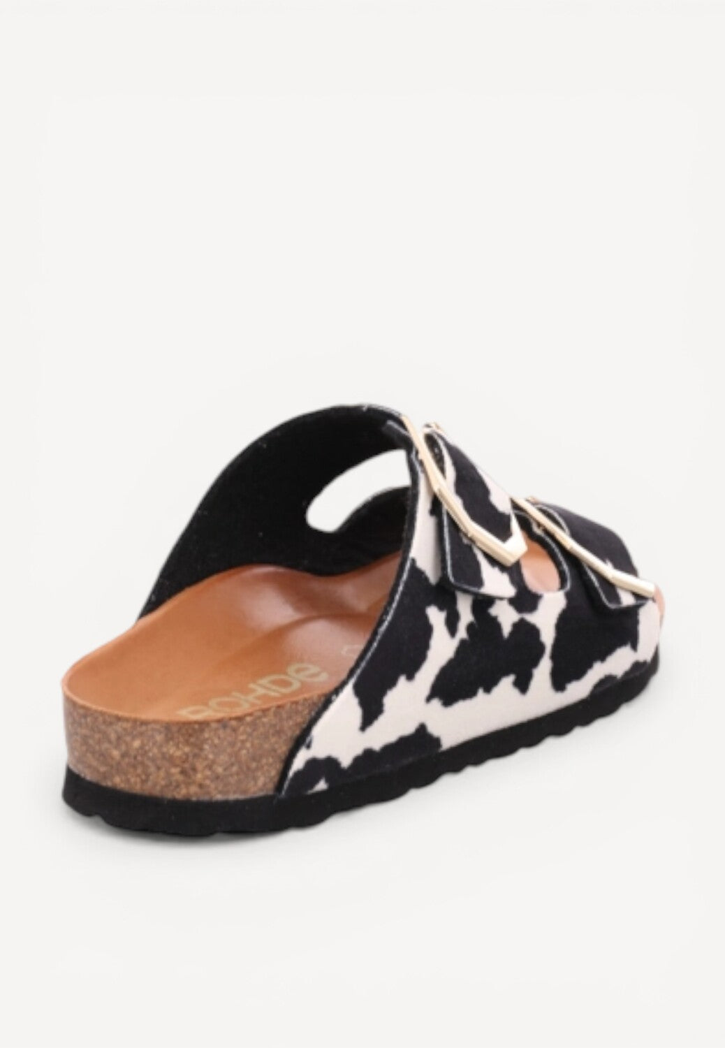DAMES OPEN SCHOENEN-Zwart combi kleur