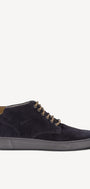 Heren boots-Blauw suède/nubuck