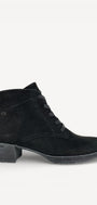 DAMES BOOTS+KORT LAARS-Zwart suède