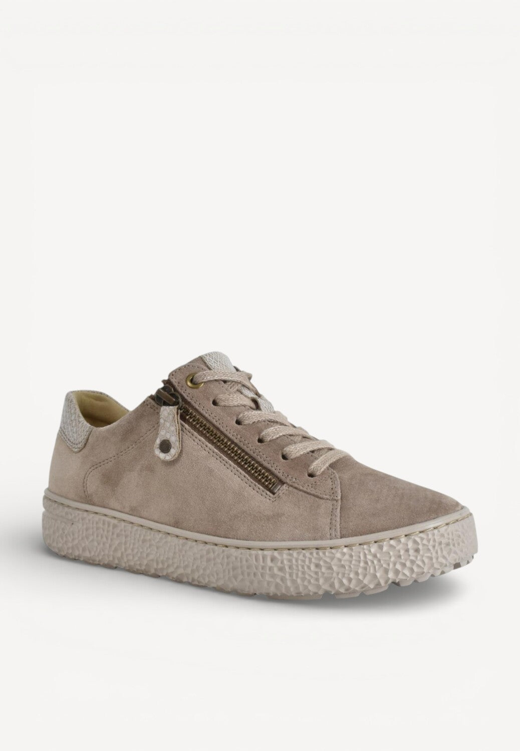 DAMES SPORTIEVE VETERSCHO-Beige suède/nubuck