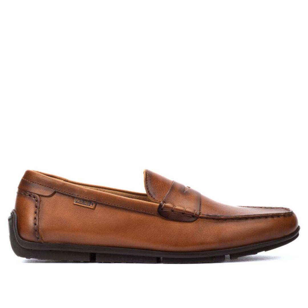 Heren instapper-Bruin leer