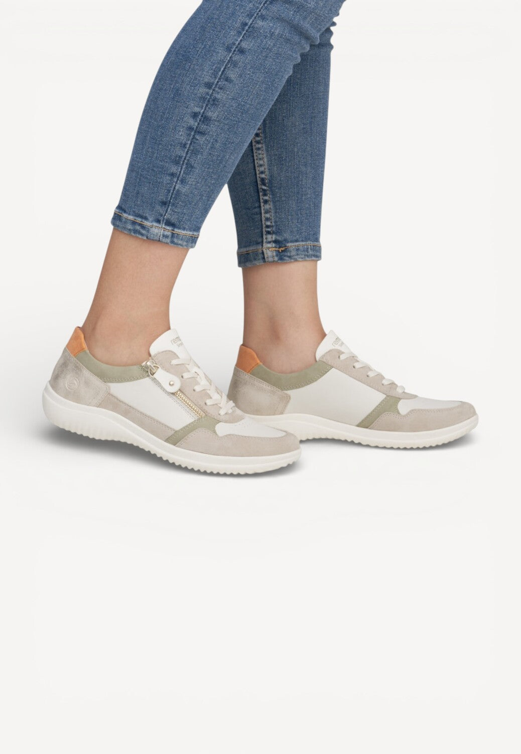 DAMES SPORTIEVE VETERSCHO-Beige combi kleur