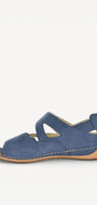 DAMES OPEN SCHOENEN-Blauw suède/nubuck