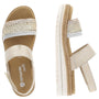 DAMES OPEN SCHOENEN-Beige combi kleur