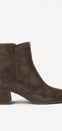 DAMES BOOTS+KORT LAARS-Bruin suède