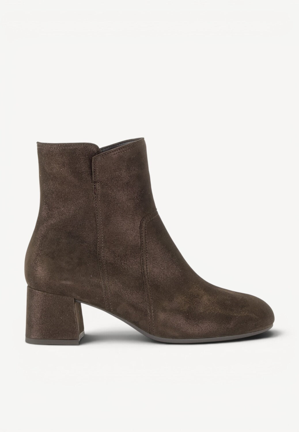 DAMES BOOTS+KORT LAARS-Bruin suède