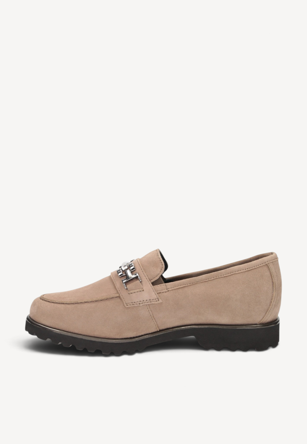 DAMES INSTAPSCHOENEN-Beige suède/nubuck