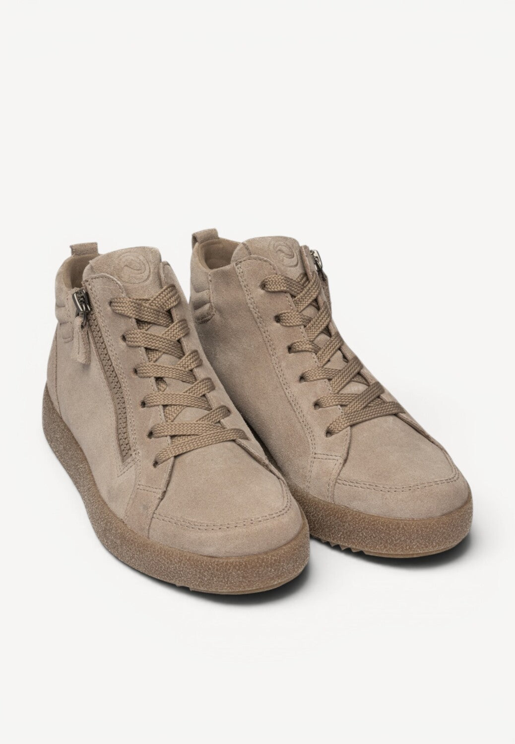 DAMES SPORTIEVE VETERSCHO-Beige suède/nubuck